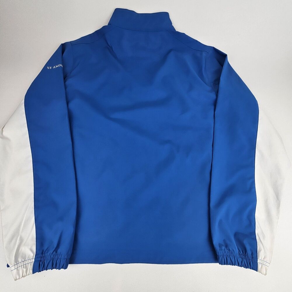 The Open 144th St Andrews Golf Pullover Mens Small Ahead Blue 1/4 Zip - Picture 14 of 15